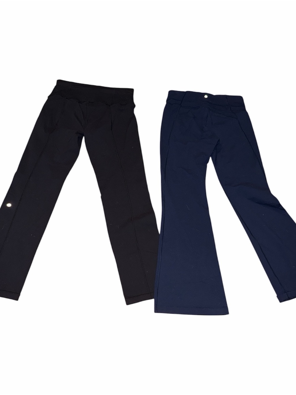 lululemon athletica Light Blue and Navy Leggings Stack - Picture 3 of 4